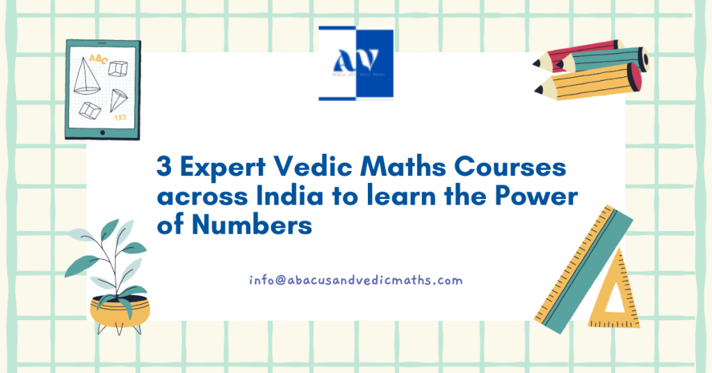 Vedic Maths Courses Across India, Vedic Maths Blog Banner