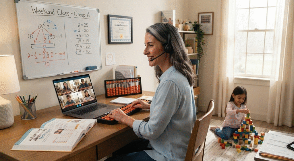 Abacus teacher training online