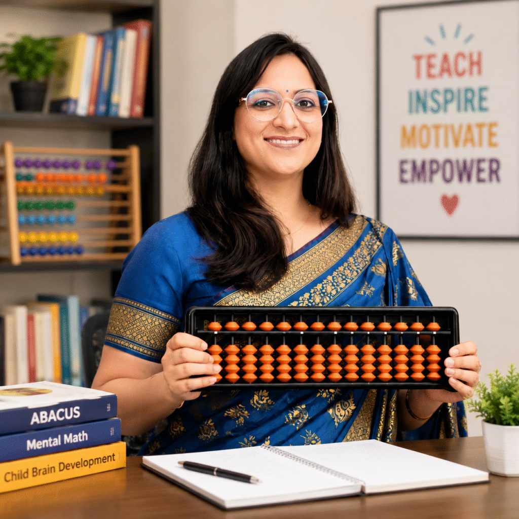 Abacus trainer Sanjana- abacus teacher training online