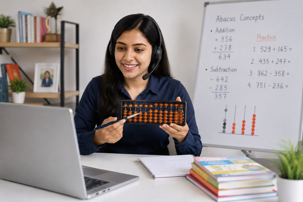 abacus teacher training online by Abacus and vedic Maths